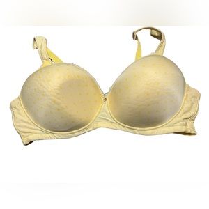 Sold! Yellow Ashley Stewart Butterfly bra (delicate lace around bosom